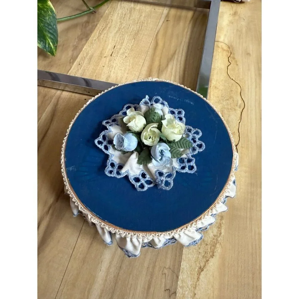 Vintage 1983 Floral Decorative Box – Our Own Import Taiwan
